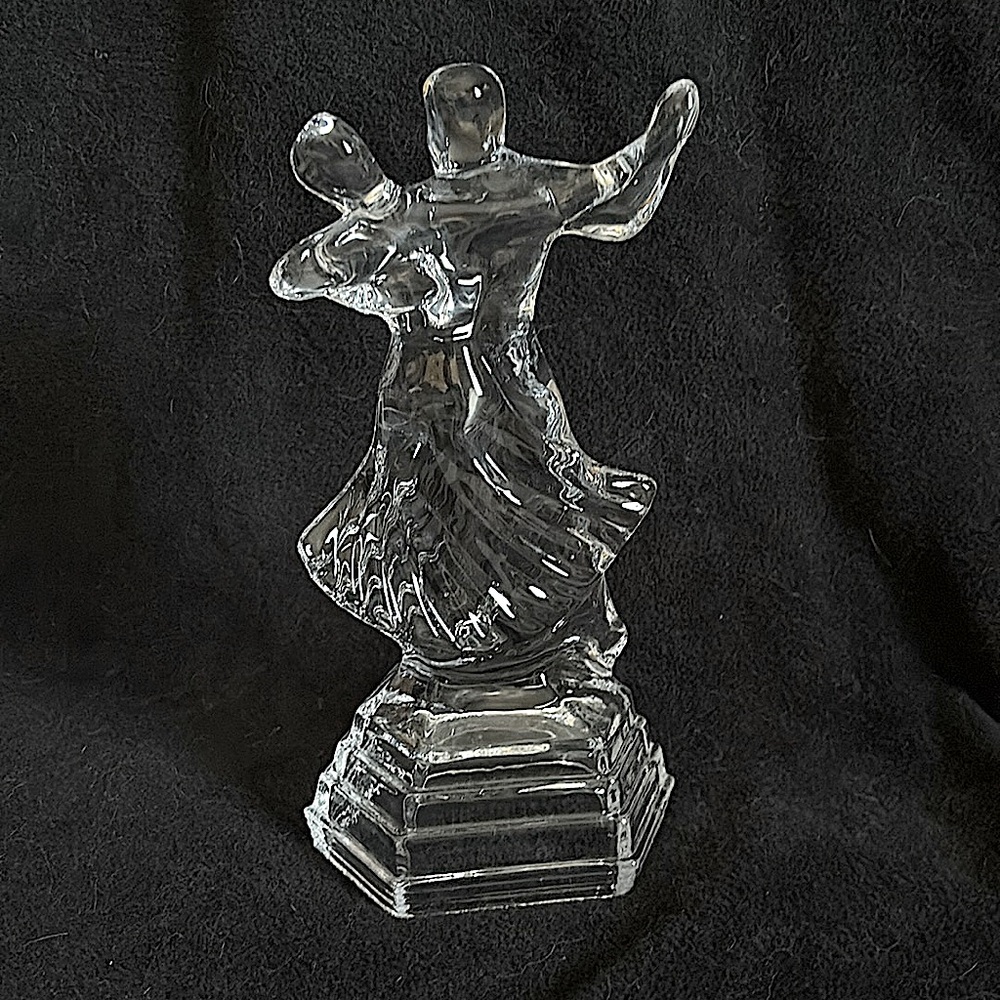 Vintage Royal Crystal Rock - Tango Dancers Italian 24% Lead Crystal